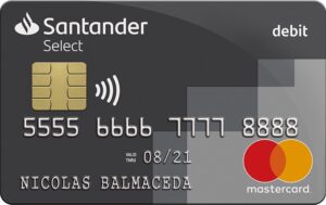 Tarjeta de débito Santander Select