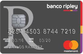 tarjeta de crédito Banco Ripley MasterCard